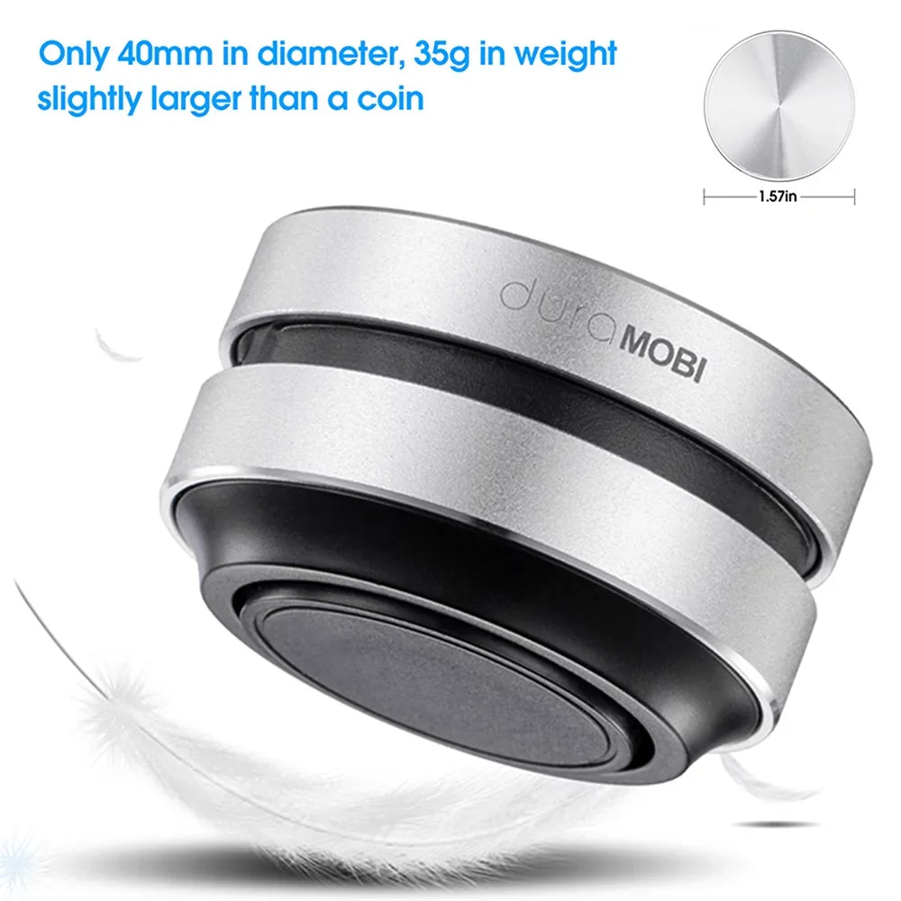 Dura MOBI 2 Packs Wirelessly BT Speaker Bone Conduction Speakers Mini Portable Loud Stereo Sound Built-in Mic Sound Box Silver