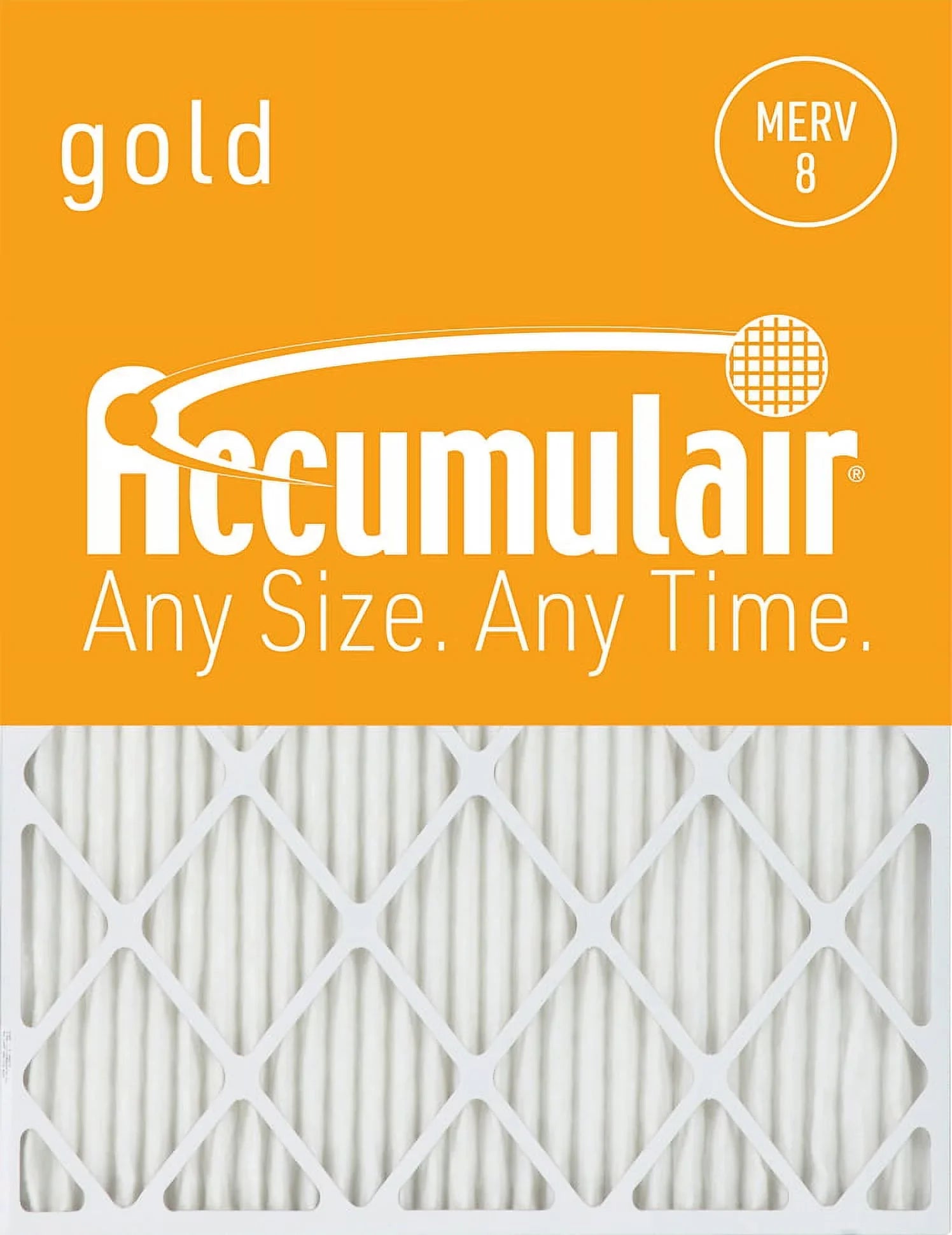 Accumulair Gold 20x25x2 MERV 8 Air Filter (4 Pack)