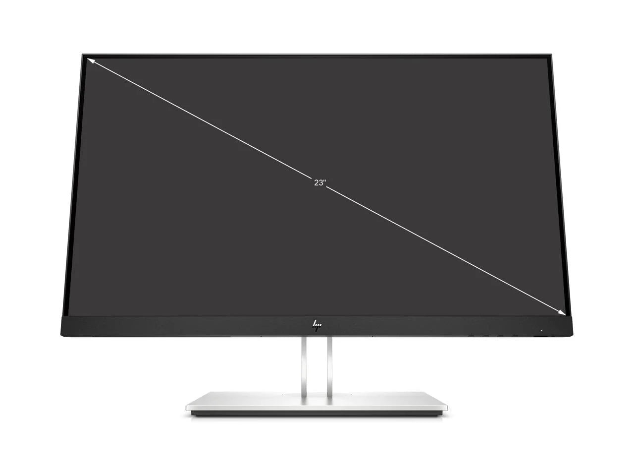HP 23" 60 Hz IPS FHD Monitors - LCD Flat Panel 5 ms 1920 x 1080 D-Sub, HDMI, DisplayPort Flat Panel E23 G4