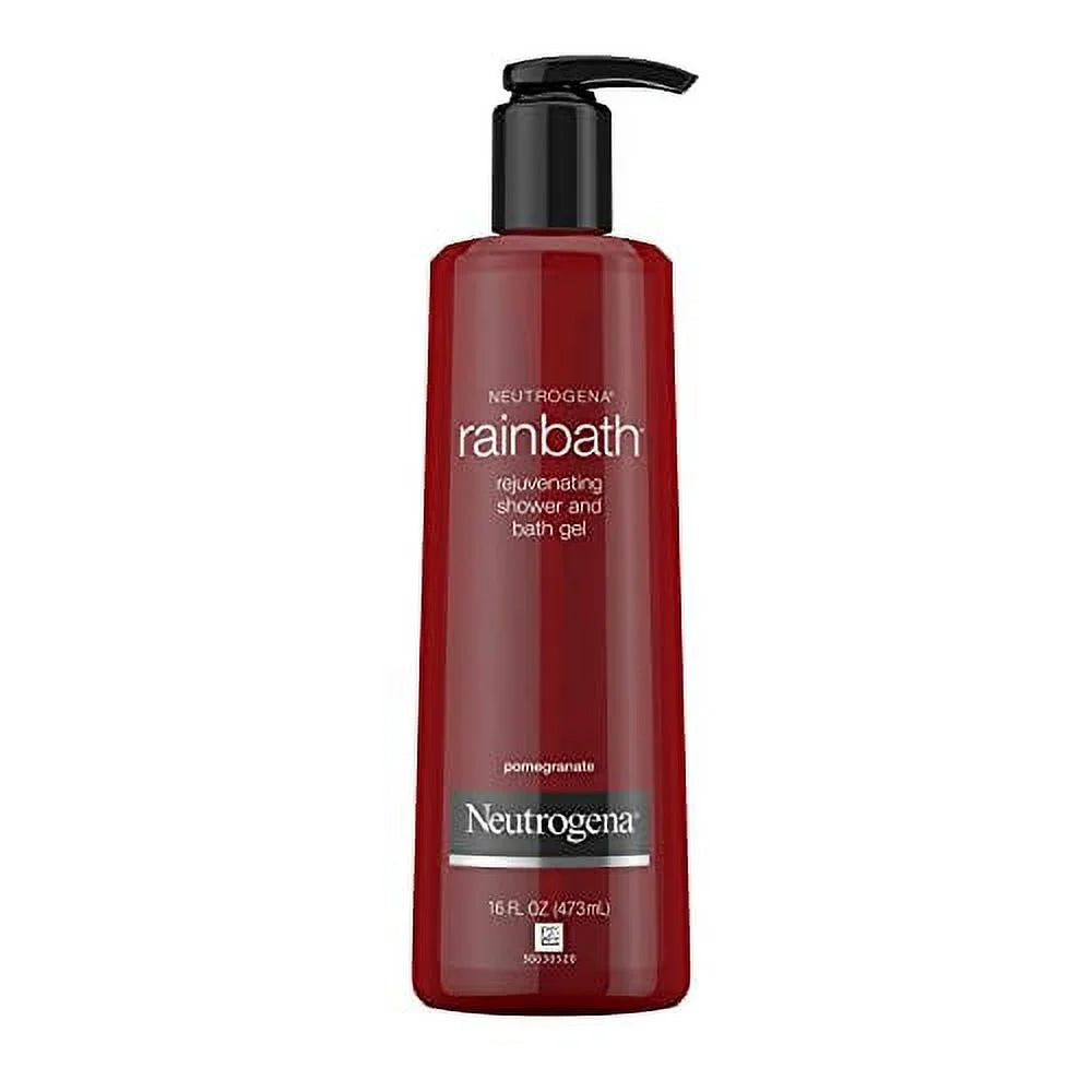 Neutrogena Rainbath Rejuvenating and Cleansing Shower and Bath Gel Pomegranate Scent, 16 oz, 2 Pack