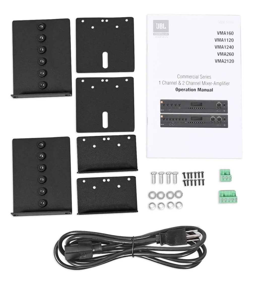 JBL VMA1120 Commercial/Restaurant 70v Bluetooth Mixer/Amplifier+6) Wall Speakers