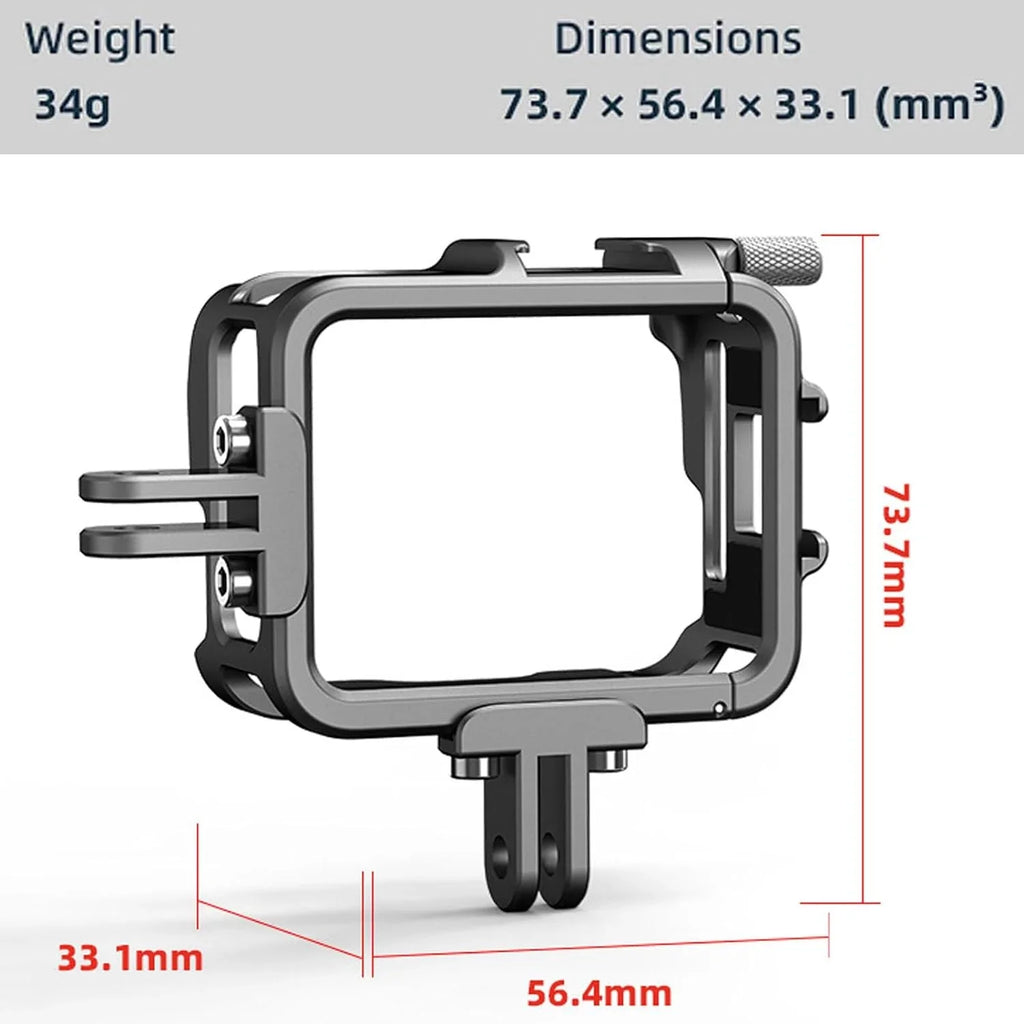 Ferbao Aluminum Alloy Frame Cage Matching with Insta360 GO 3,Metal Protective Housing Camera Case Frame Shell
