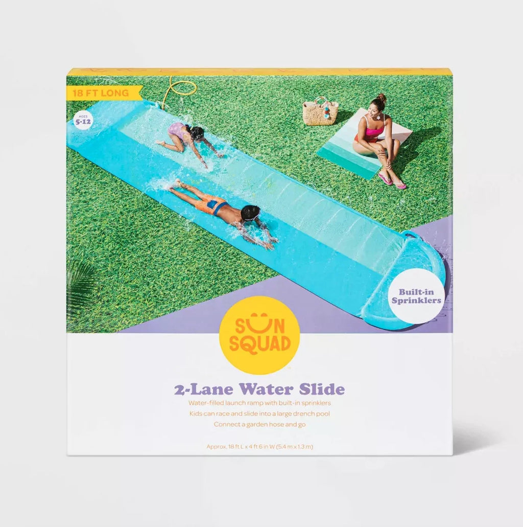 2 Lane Water Slide by Sun Squad