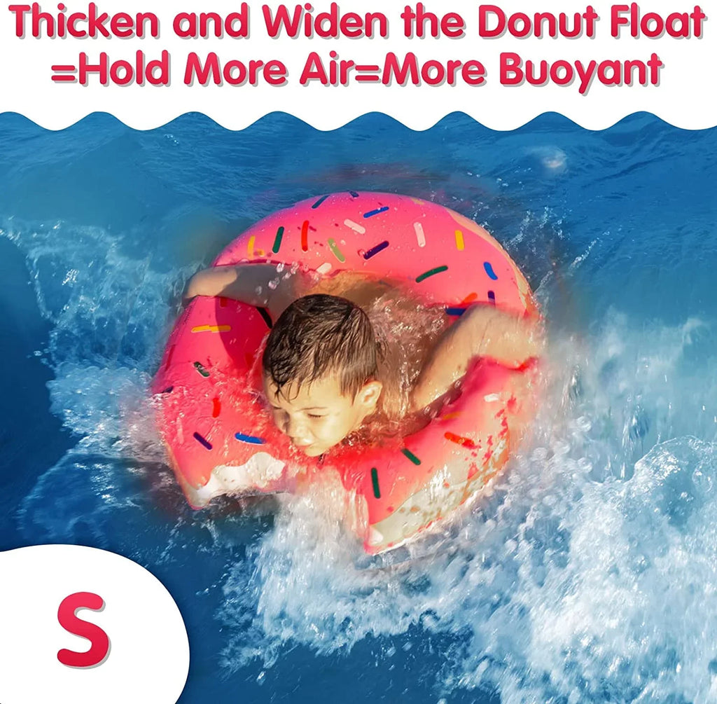 DMAR Donut Pool Floats Donut Pool Floatie Donut Tube Pool Doughnut Pool Float Donut Inflatables Doughnut Inner Tube Doughnut Pool Floatie Donut Pool Ring Donut Swimming Ring for Beach Pool