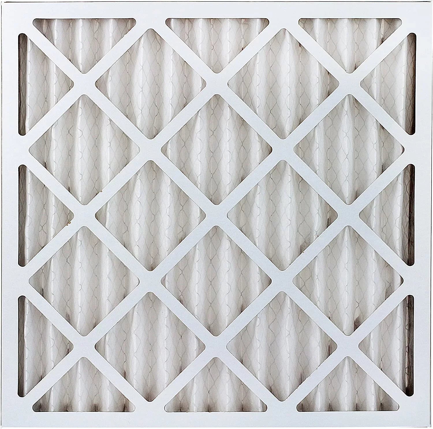 Filterbuy 20x20x2 MERV 8 Pleated HVAC AC Furnace Air Filters (6-Pack)