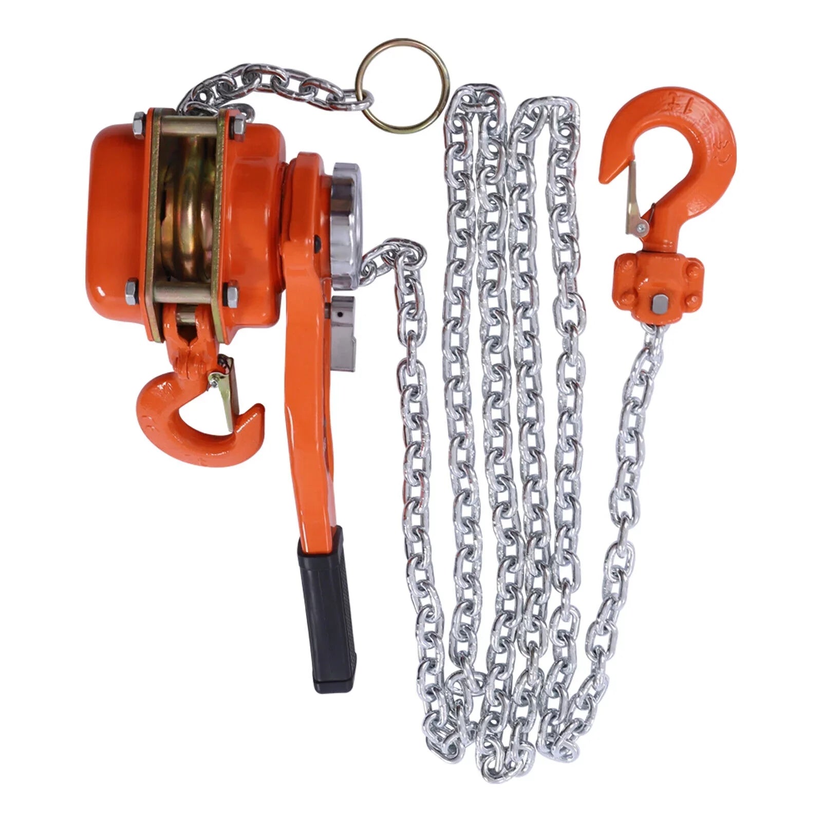 DENEST 0.75T Lever Block Chain Hoist Come Along Puller 10Ft Chain Lifter Ratchet Type