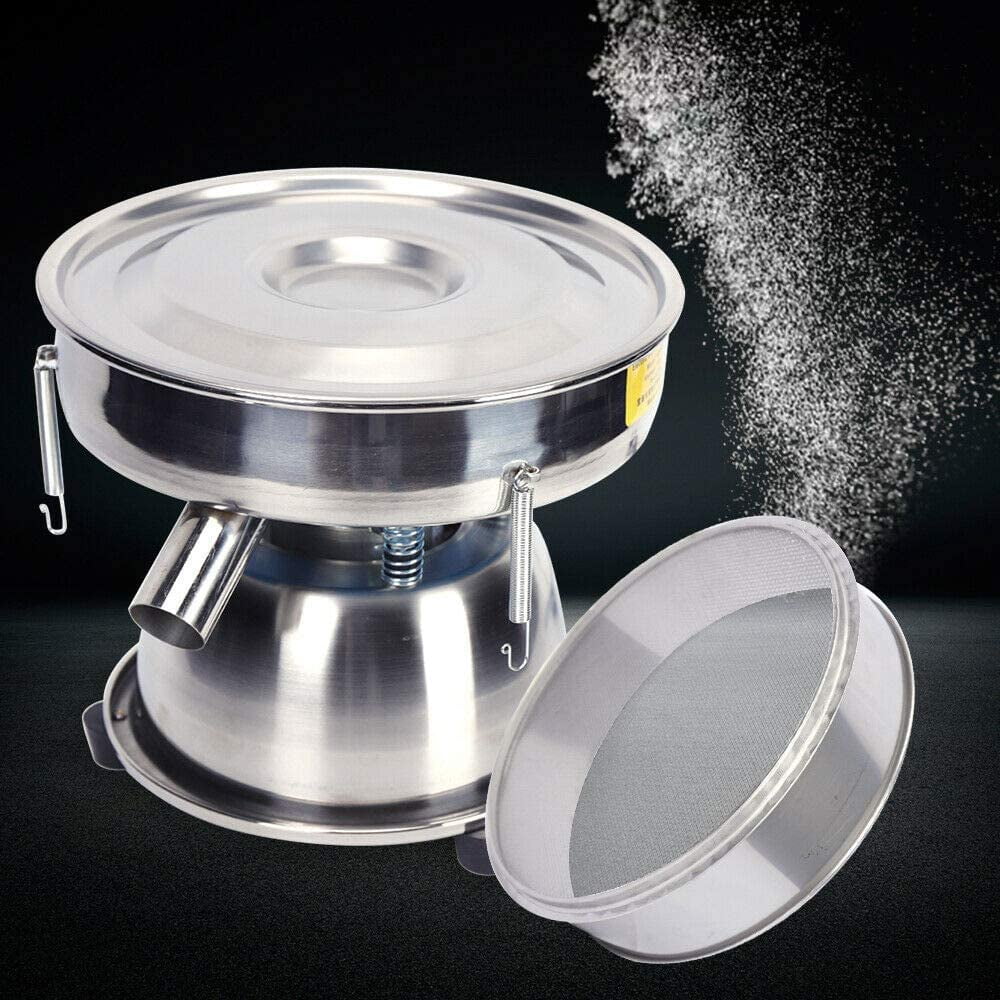 Electric Flour Sifter, Powder Vibration Sieve Machine Shaker Sifter for Commercial Home Kitchen Baking