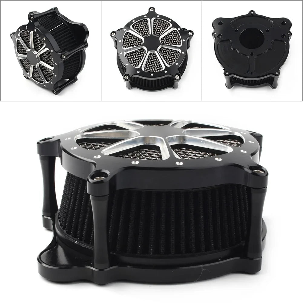 NS for Harley ouring Street Road Glide 2008 - 2016 CNC Air Filter Cleaner Intake