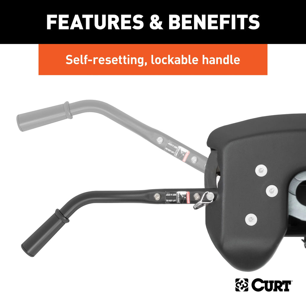 CURT 16120 A16 5th Wheel Hitch, 16,000 lbs