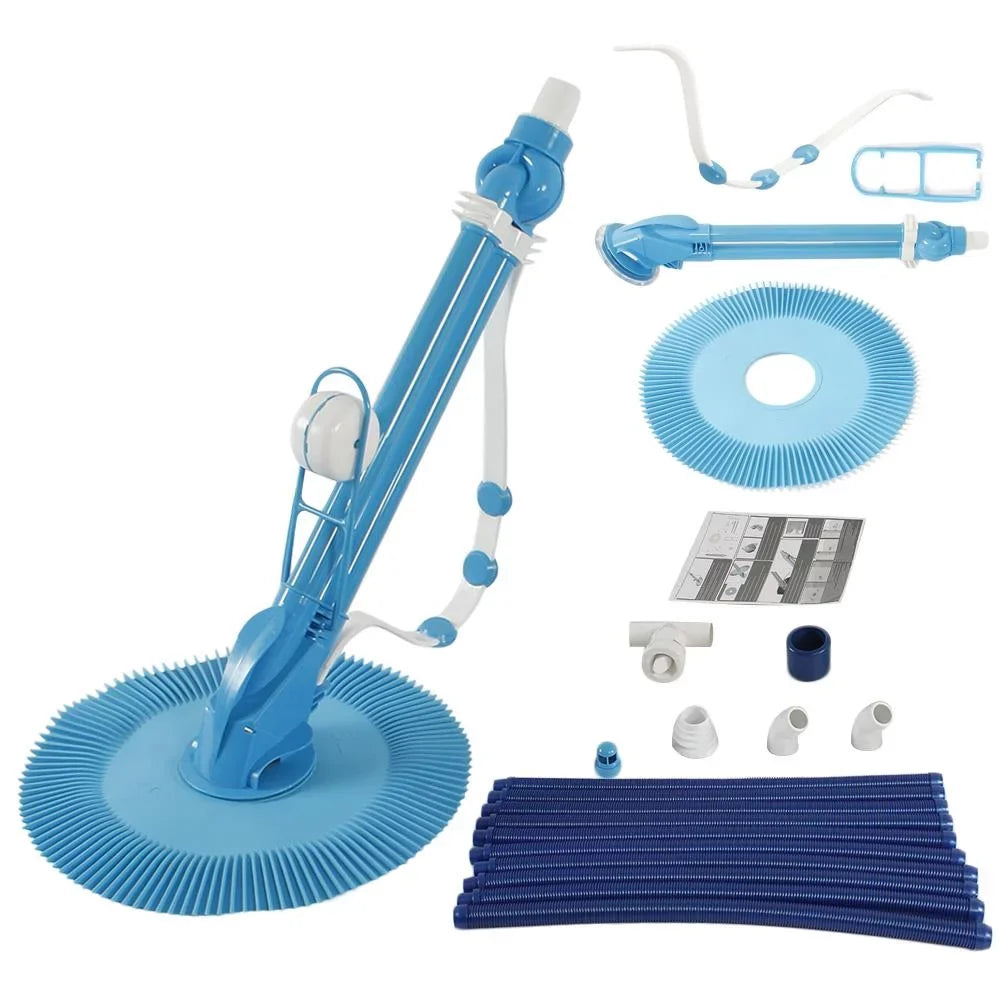 SalonMore Automatic Inground Above Ground Swimming Pool Cleaner Vacuum Hose Climb Wall