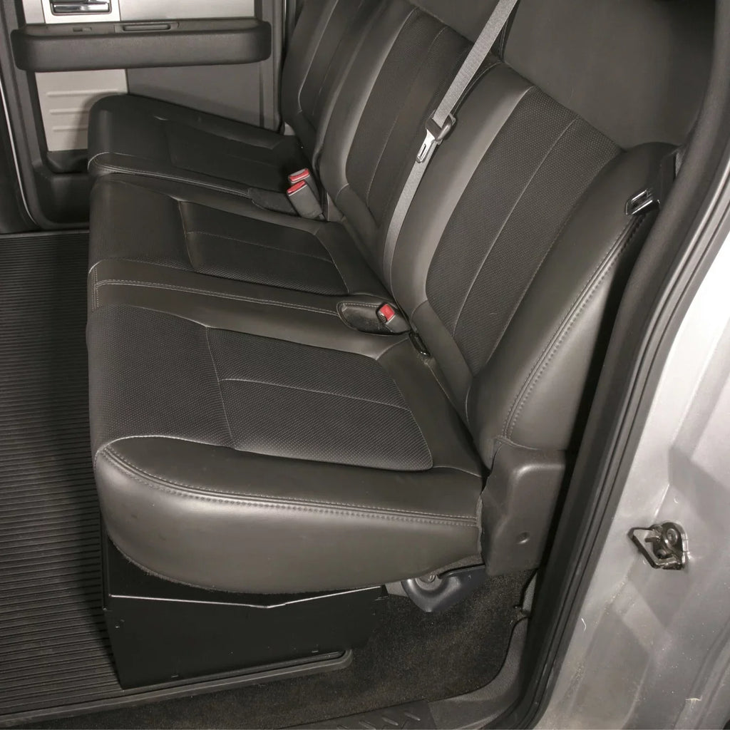 Tuffy Security Products 283-01 Under Seat Lockbox - Full Length; Black; 2009-2014 Ford F150 SuperCrew