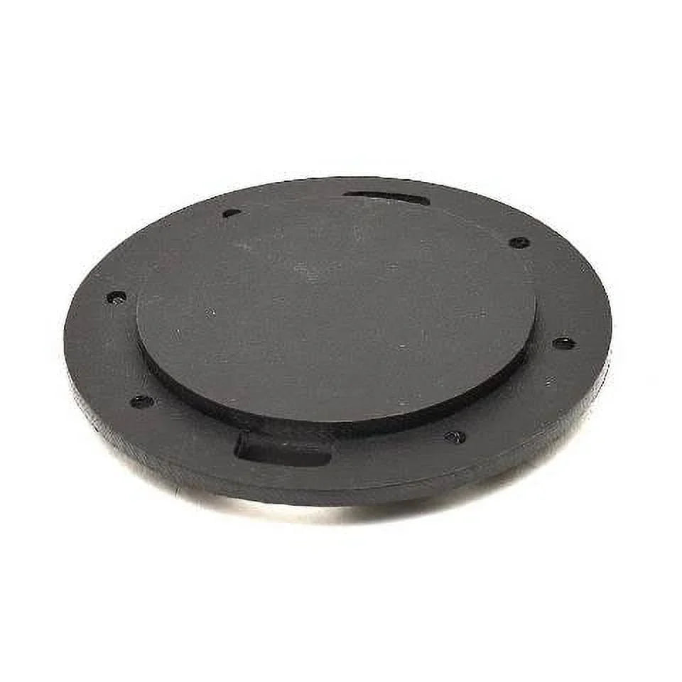 Lowe Watercraft Deck Plate 2128329 | Ski Pylon 2 1/2 Inch Black Starboard