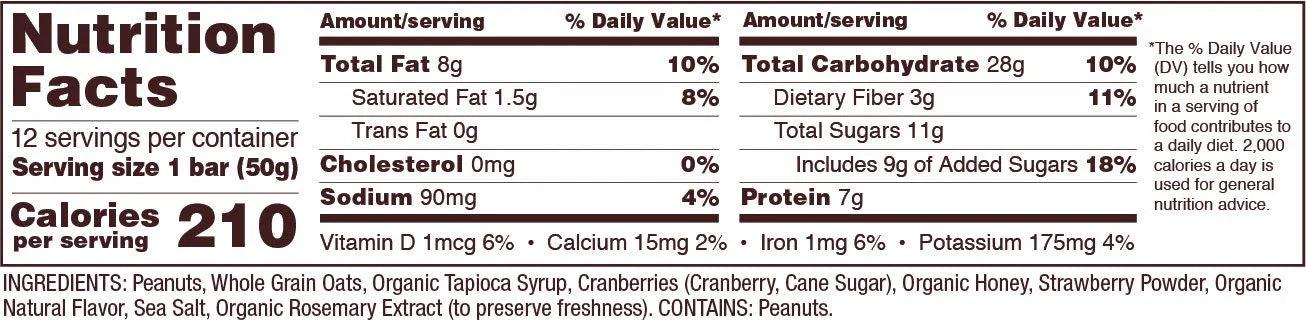 Bob's Red Mill Bob's Bar Peanut Butter Jelly & Oats -- 12 Bars