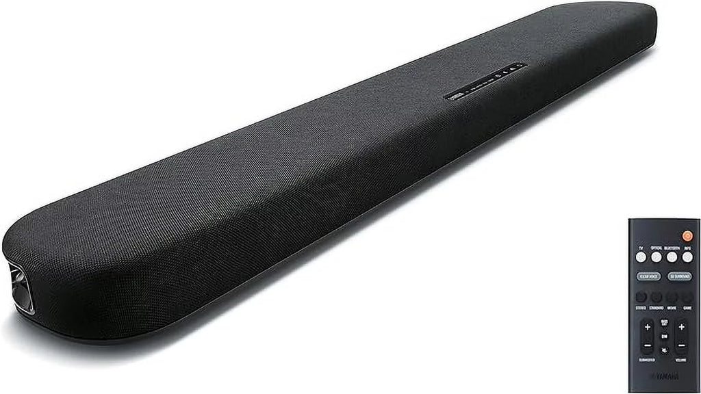 Open Box Yamaha Audio SR-B20A Sound Bar with Built-in Subwoofers and Bluetooth - Black