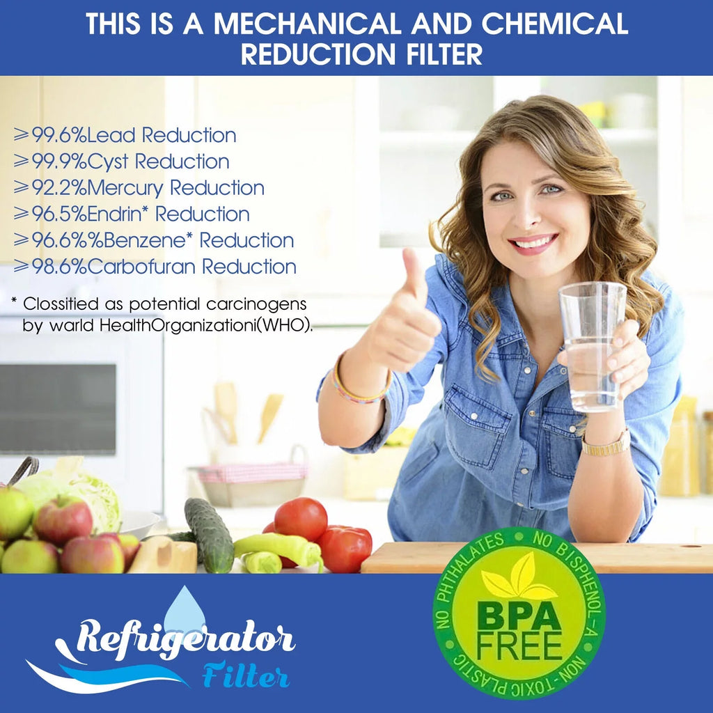 4 Pack Matching with Kenmore 9082 469082 Refrigerator Water Filter