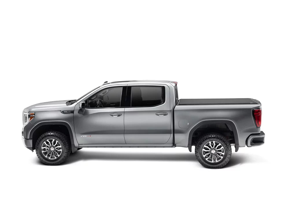 TruXedo Pro X15 Soft Roll Up Truck Bed Tonneau Protection | 1472601 | Suitable with 2019 - 2023 Chevy/GMC Silverado/Sierra, works w/ MultiPro/Flex tailgate 6' 7" Bed (79.4")