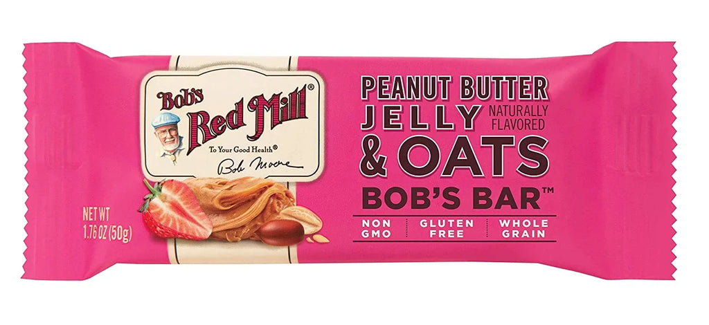 Bob's Red Mill Bob's Bar Peanut Butter Jelly & Oats -- 12 Bars