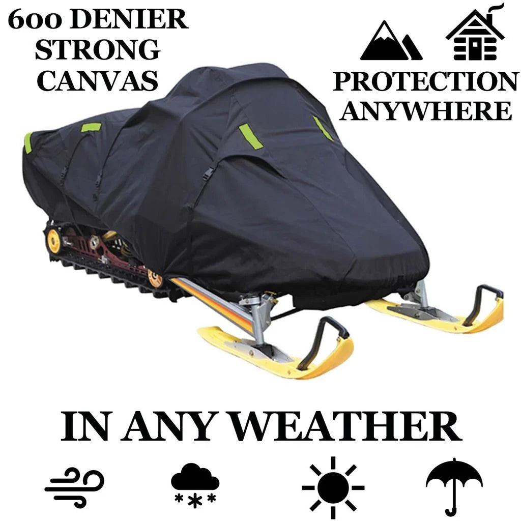 Snow Wrap Suitable for 2008-2008 Ski Doo Bombardier snowmobile model GSX LIMITED 600 HO SDI, Trailerable 600 Denier Snow Machine Sled Gear