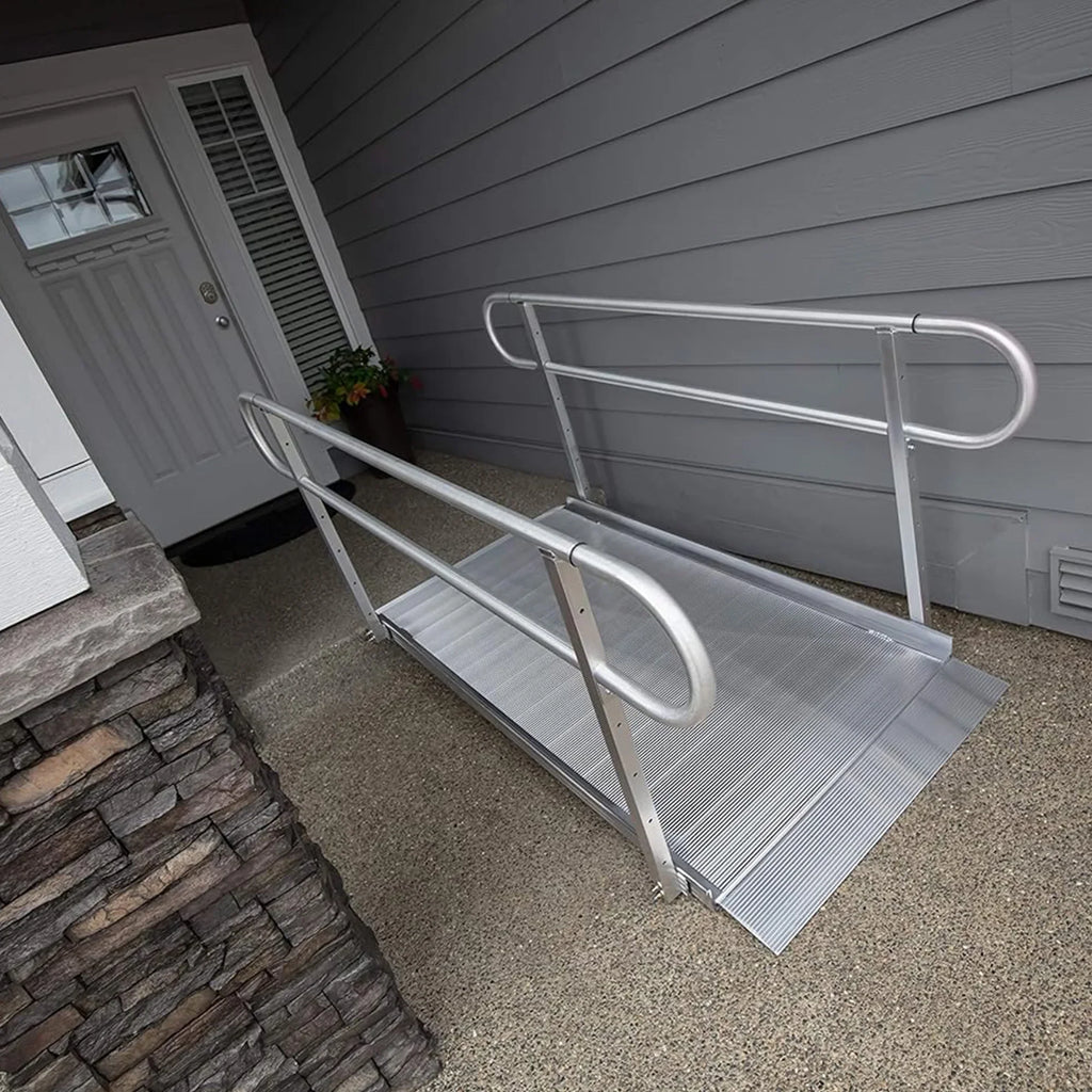 EZ-ACCESS GATEWAY 3G 5 Foot Portable Wheelchair Ramp w/2 Line Handrails
