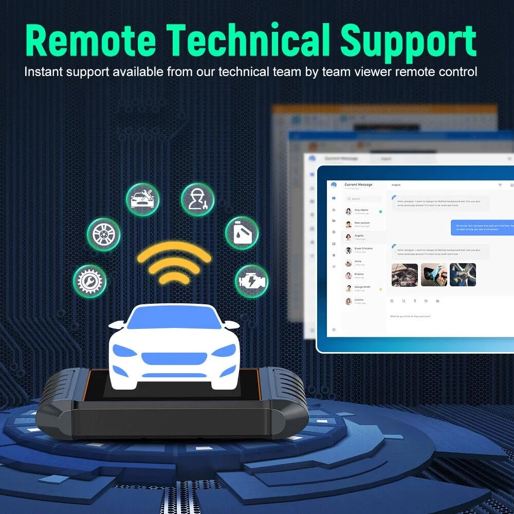 Foxwell NT706 OBD2 Scanner Transmission SRS ABS Engine Code Reader Automotive Diagnostic Tool Full OBDII Functions Live Data Turn off MIL OBDII EOBD Car Scanner Auto VIN Andorid 9.0 5.5'' Touchscreen