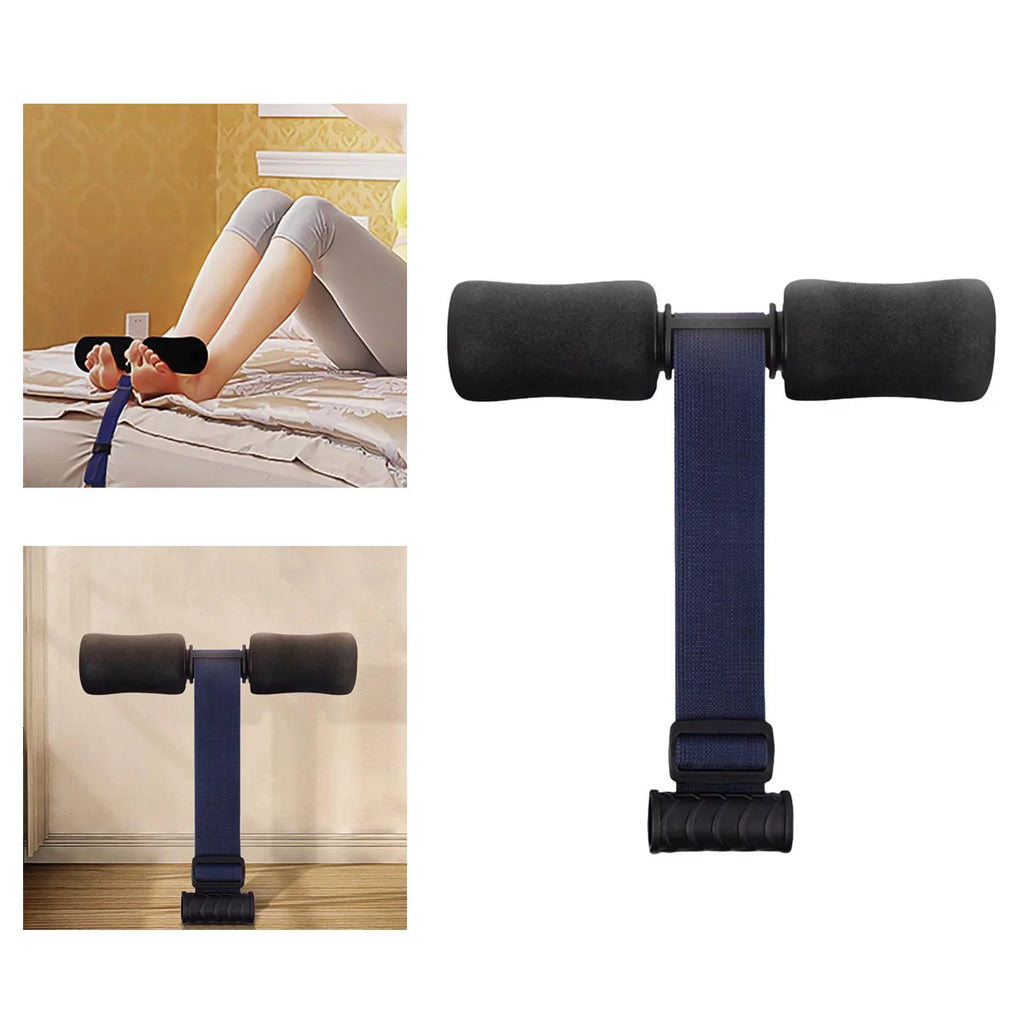 Portable Nordic Hamstring Strap Abdominal Workout Sit Abdominal Exercise Padded Bar
