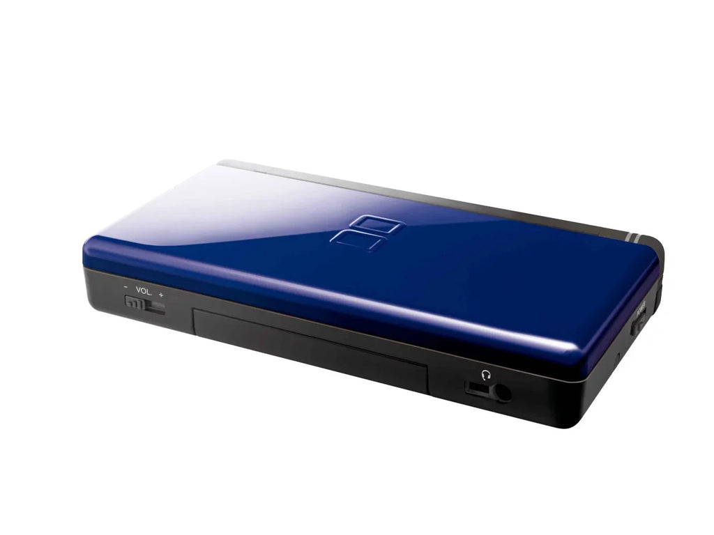 Restored Nintendo DS Lite Cobalt Black Video Game Console with Stylus and Charger (Refurbished)