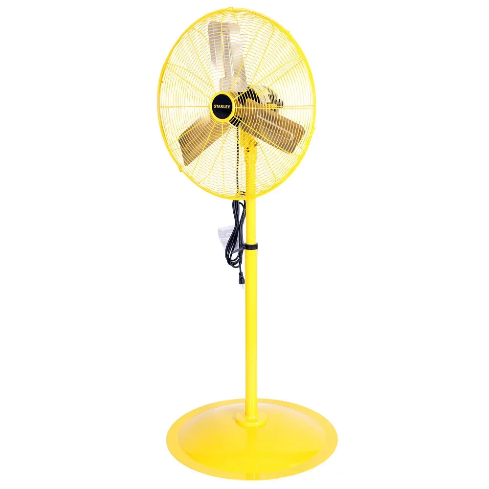 STANLEY High-Velocity Non-Oscillating Industrial Pedestal Fan, ST-24P