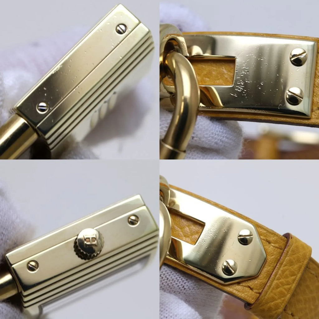 Pre-Owned HERMES Kelly Watch KE1.201 ○Y stamp GP (gold plated) x Vaux Epson Ladies 39261 (Good)