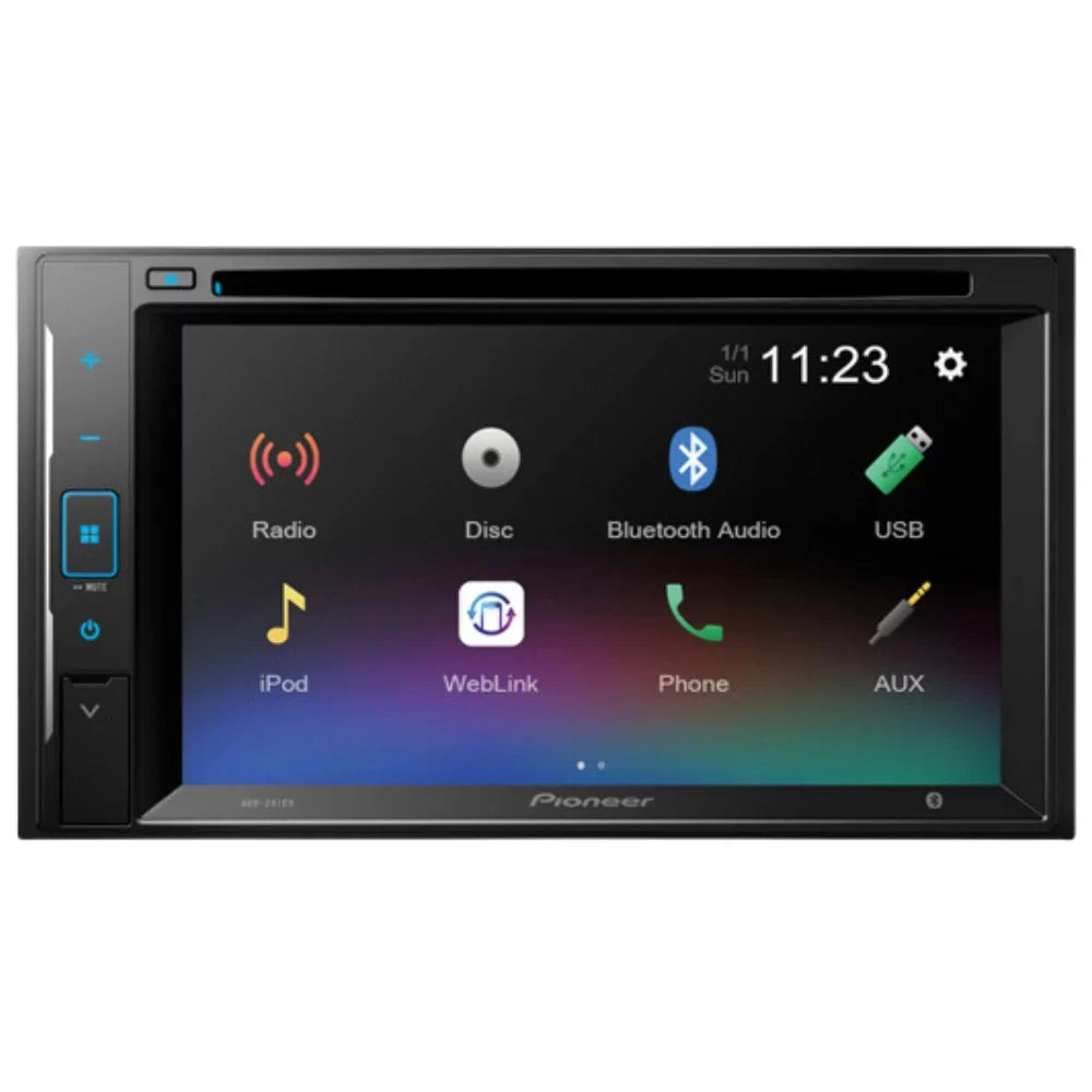 KIT4976 Bundle for Volkswagen Passat 1998-1999 W/ Pioneer AVH-241EX Double DIN Car Stereo with Bluetooth/Backup Camera/Installation Kit/in-Dash DVD/CD AM/FM 6.2" Touchscreen Digital Media Receiver