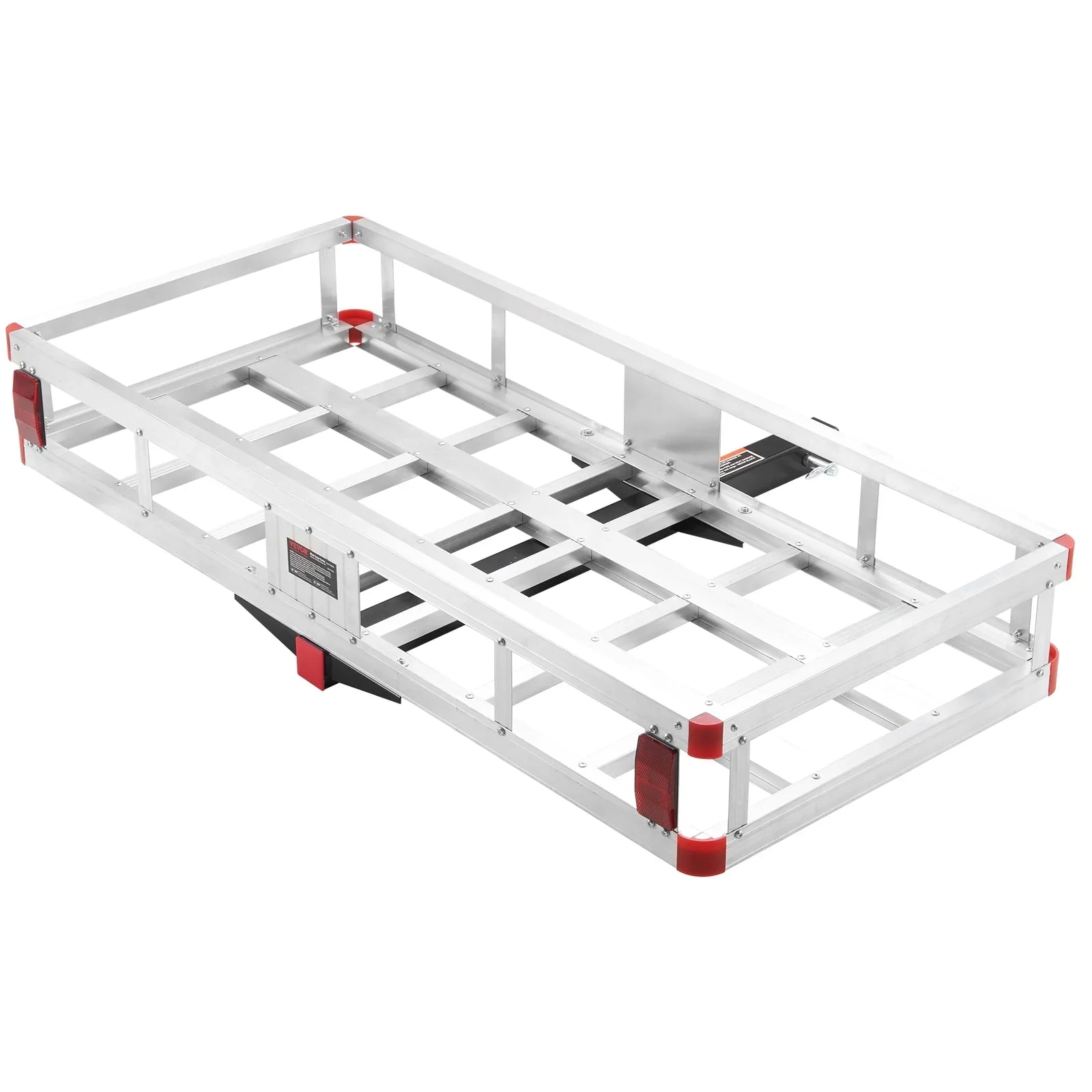 BENTISM Hitch Mount Cargo Carrier 47 x 20 x 6 in 500lb Aluminum Durable Fits 2" Receiver Cargo Basket for SUVs Sedans Vehicles