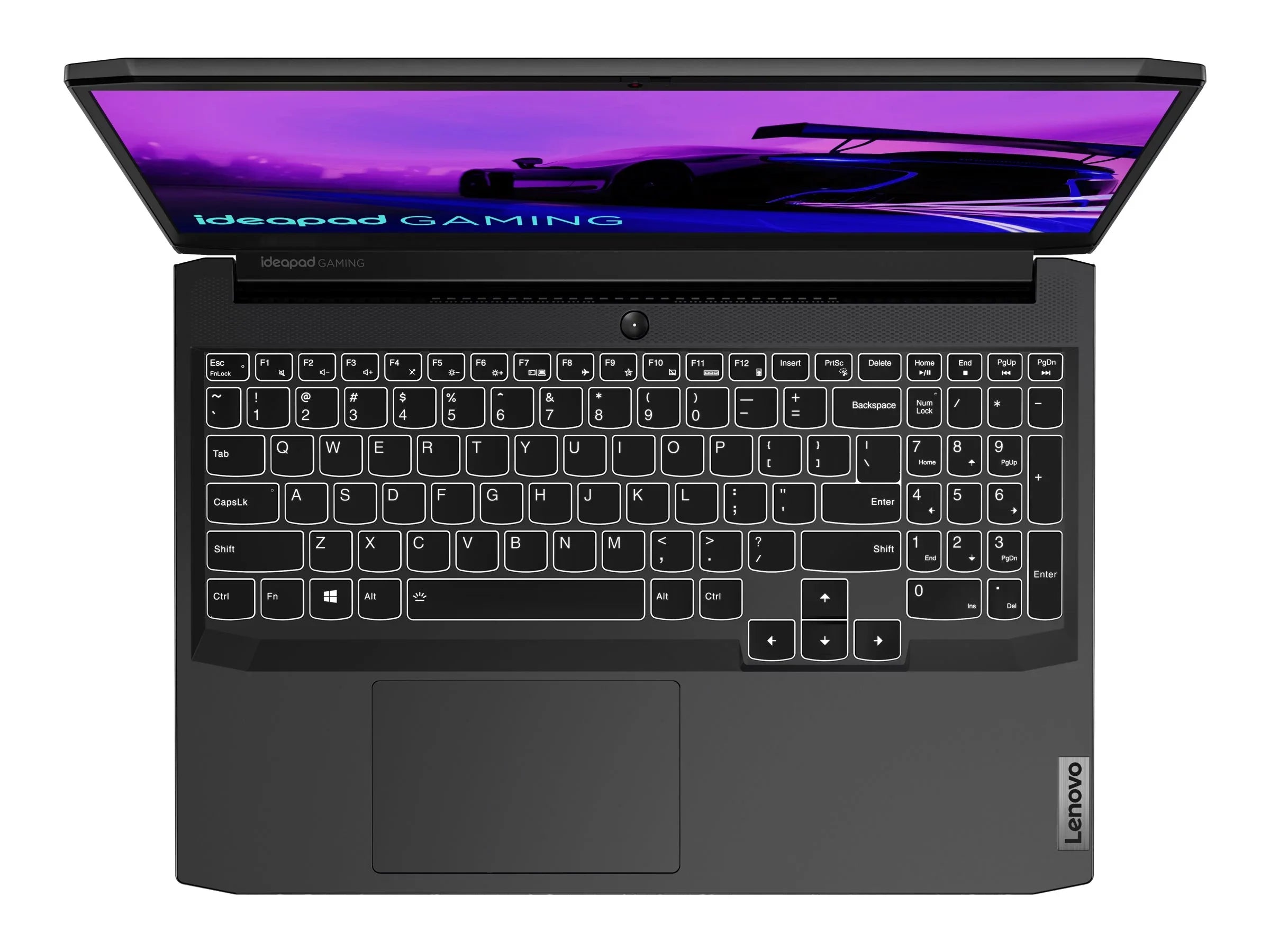 Lenovo IdeaPad Gaming 3 15ACH6 82K2 - 180-degree hinge design - AMD Ryzen 7 - 5800H / up to 4.4 GHz - Win 11 Home - GF RTX 3050 - 16 GB RAM - 512 GB SSD NVMe - 15.6" IPS 1920 x 1080 (Full HD) @ 120 Hz - 802.11a/b/g/n/ac/ax - shadow black - kbd: US