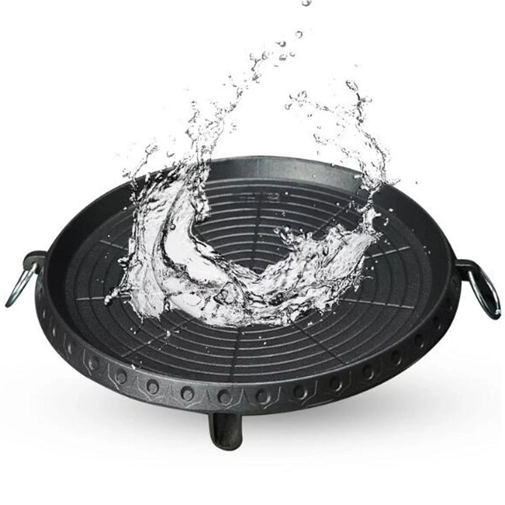 Portable Frying Smokeless Tray Lightweight Induction Grill Pan Indoor Outdoor Picnic Household BBQ Camping