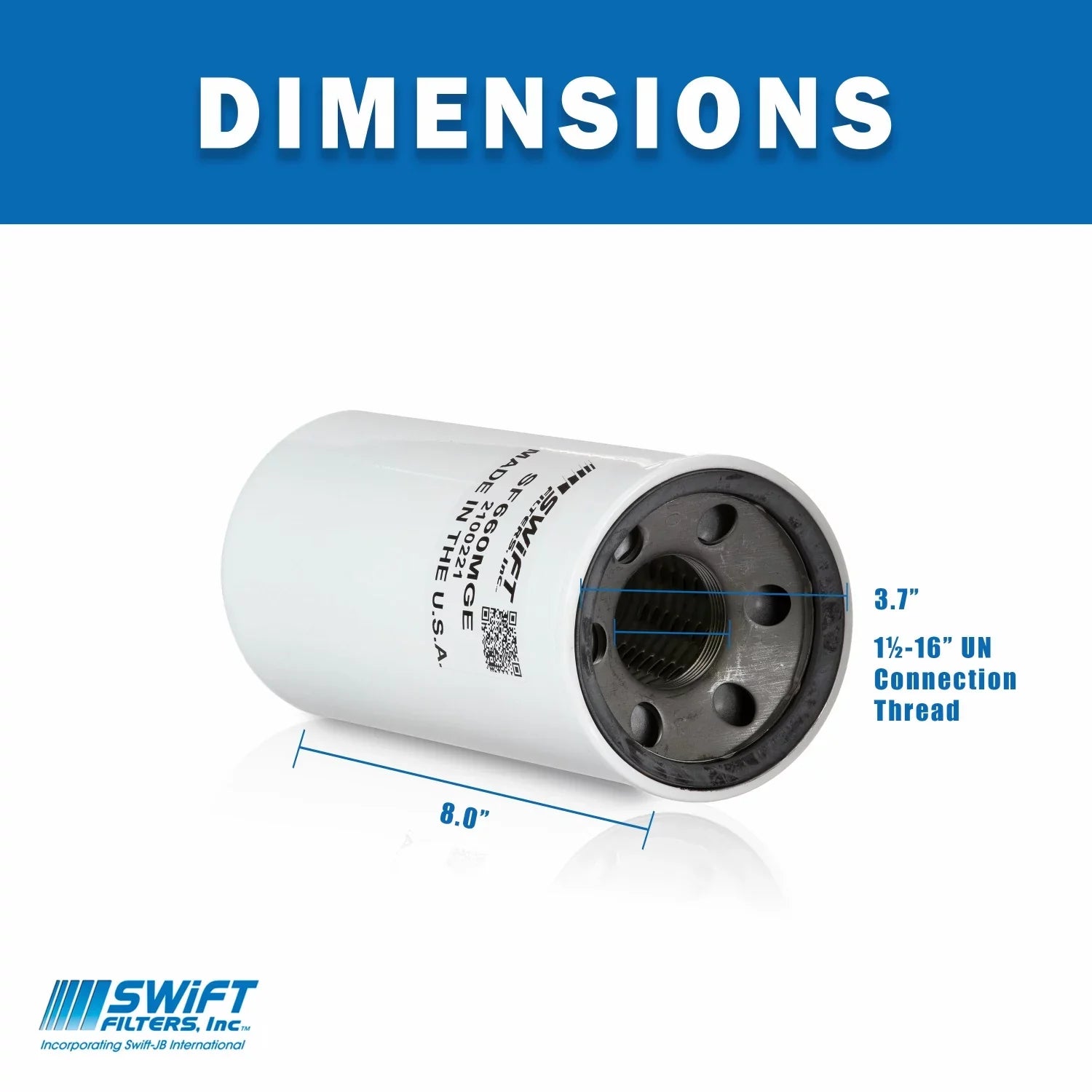Direct Interchange for FLEETGUARD HF6604in-On Filter Element Microglass Construction 3 Micron