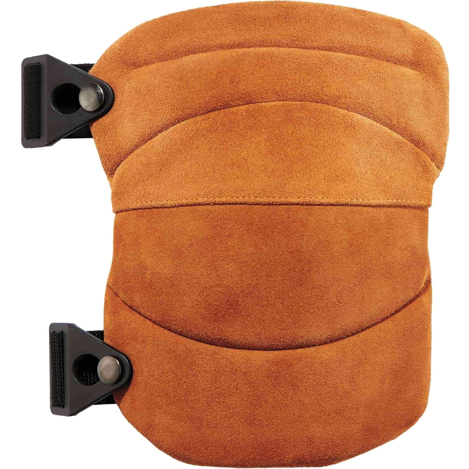 Ergodyne ProFlex® 230LTR Leather Knee Pads - Wide Soft Cap, Brown