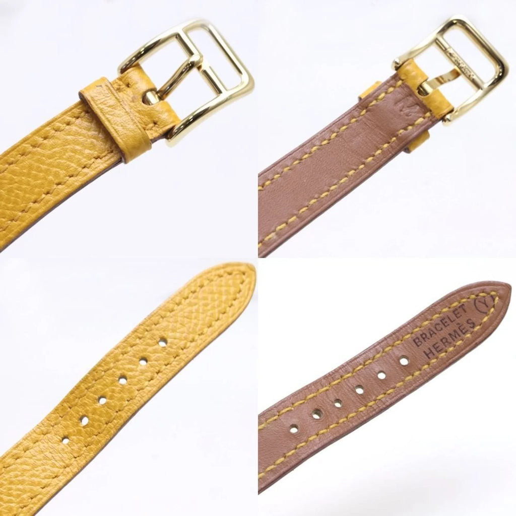 Pre-Owned HERMES Kelly Watch KE1.201 ○Y stamp GP (gold plated) x Vaux Epson Ladies 39261 (Good)