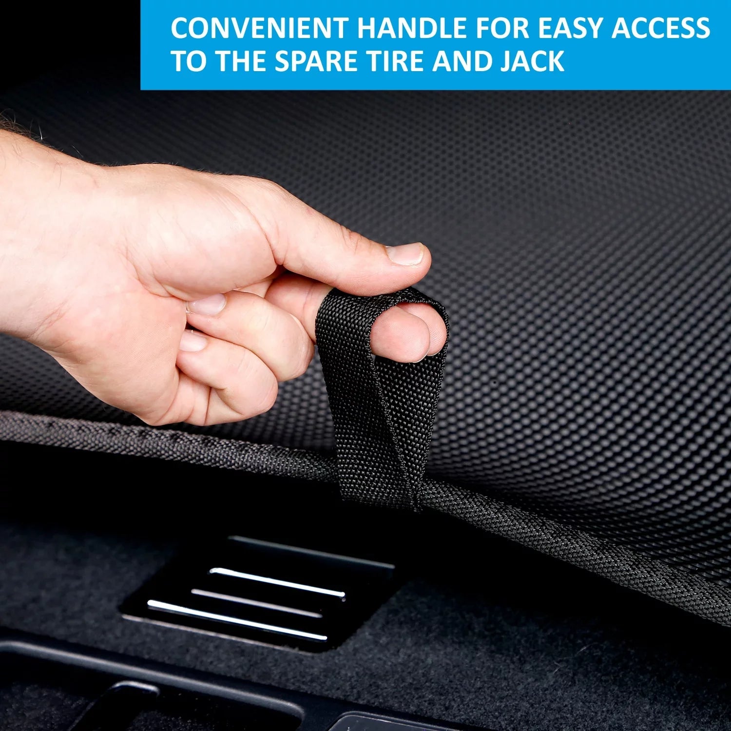 CLIM ART Cargo Liner for Nissan Murano 2015-2024 Custom Fit Trunk Mat, with Honeycomb Dirtproof & Waterproof Technology - All-Climate, Heavy Duty, Anti-Slip Cargo Liner, Luggage - FL01115059