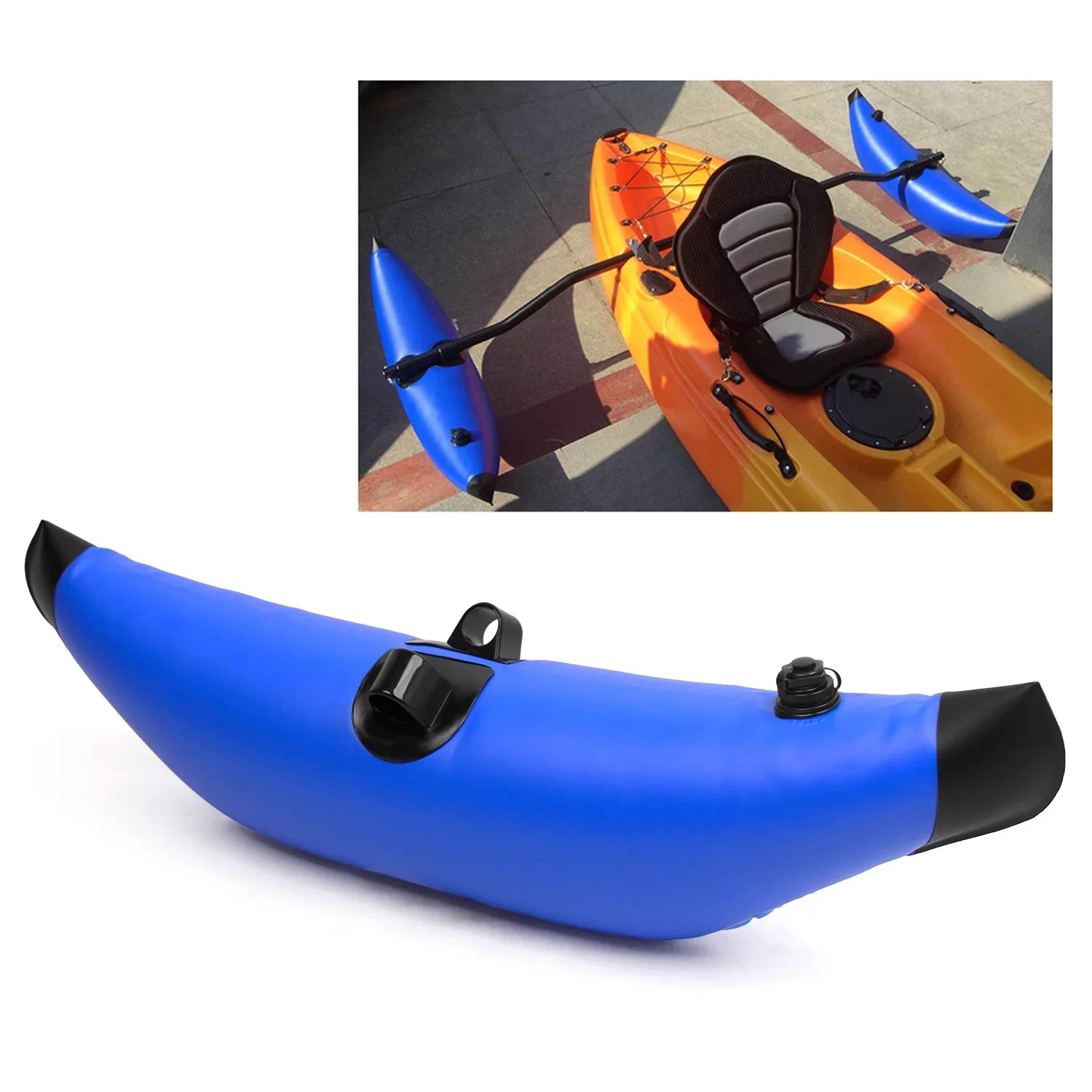 Spirastell Kayak Craft Float Stabilizer Float With Sidekick With Sidekick Arms Rod Vessel Float Sidekick Arms Rod Pvc Inflatable Float With Float Stabilizer Kit Tuyya Zdhf Eryue Qisuo Huiop