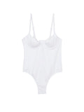 XLarge Victoria's Secret Essential Wicked One-Piece Swimsuit WHITE Underwire NEW