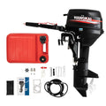 Outboard Motor, 2 Stroke 12 hp 169cc Heavy Duty Craft Engine Fishing Watercraft Motor w/CDI System Water Cooling System (2 Stroke 12 hp)