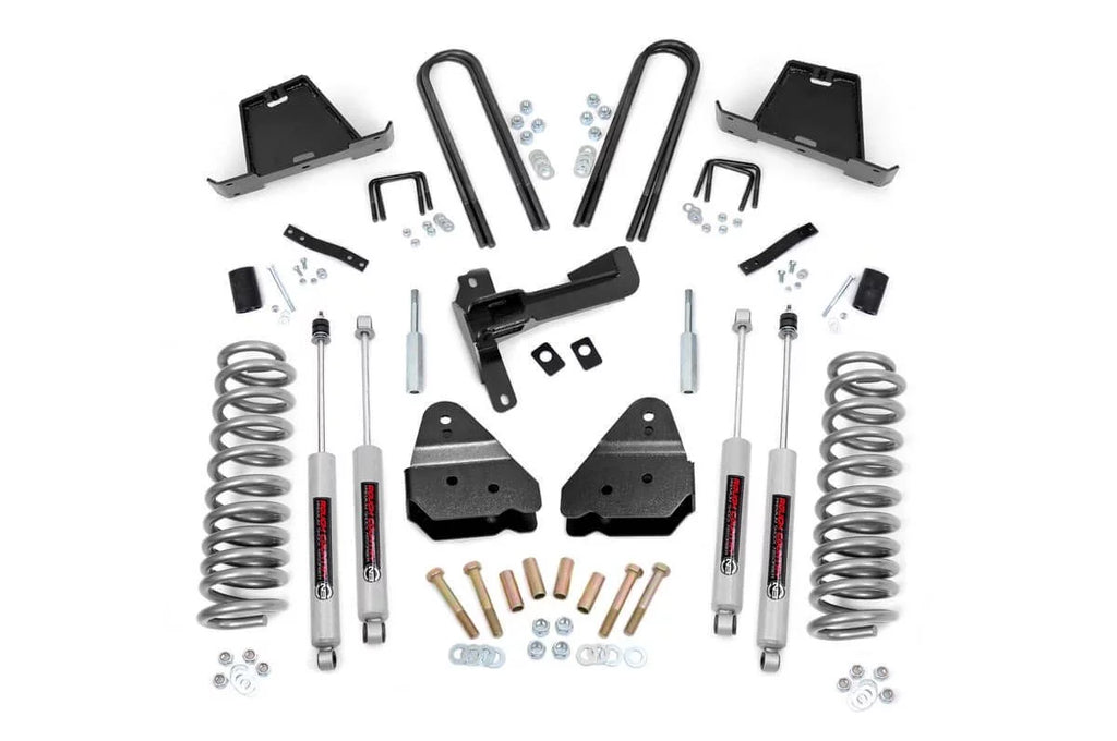 Rough Country 4.5" Lift Kit (fits) 2005-2007 Super Duty F250 F350 4WD includes N3 Shocks Suspension 479.20