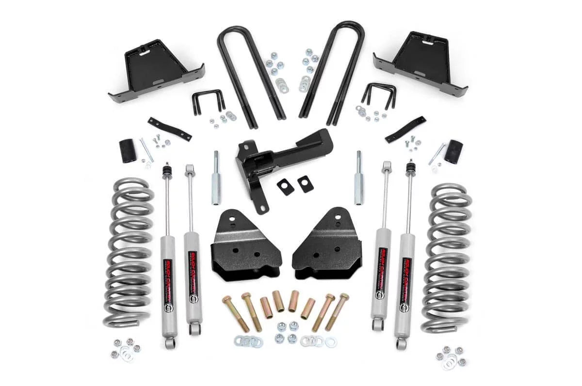 Rough Country 4.5" Lift Kit (fits) 2005-2007 Super Duty F250 F350 4WD includes N3 Shocks Suspension 479.20