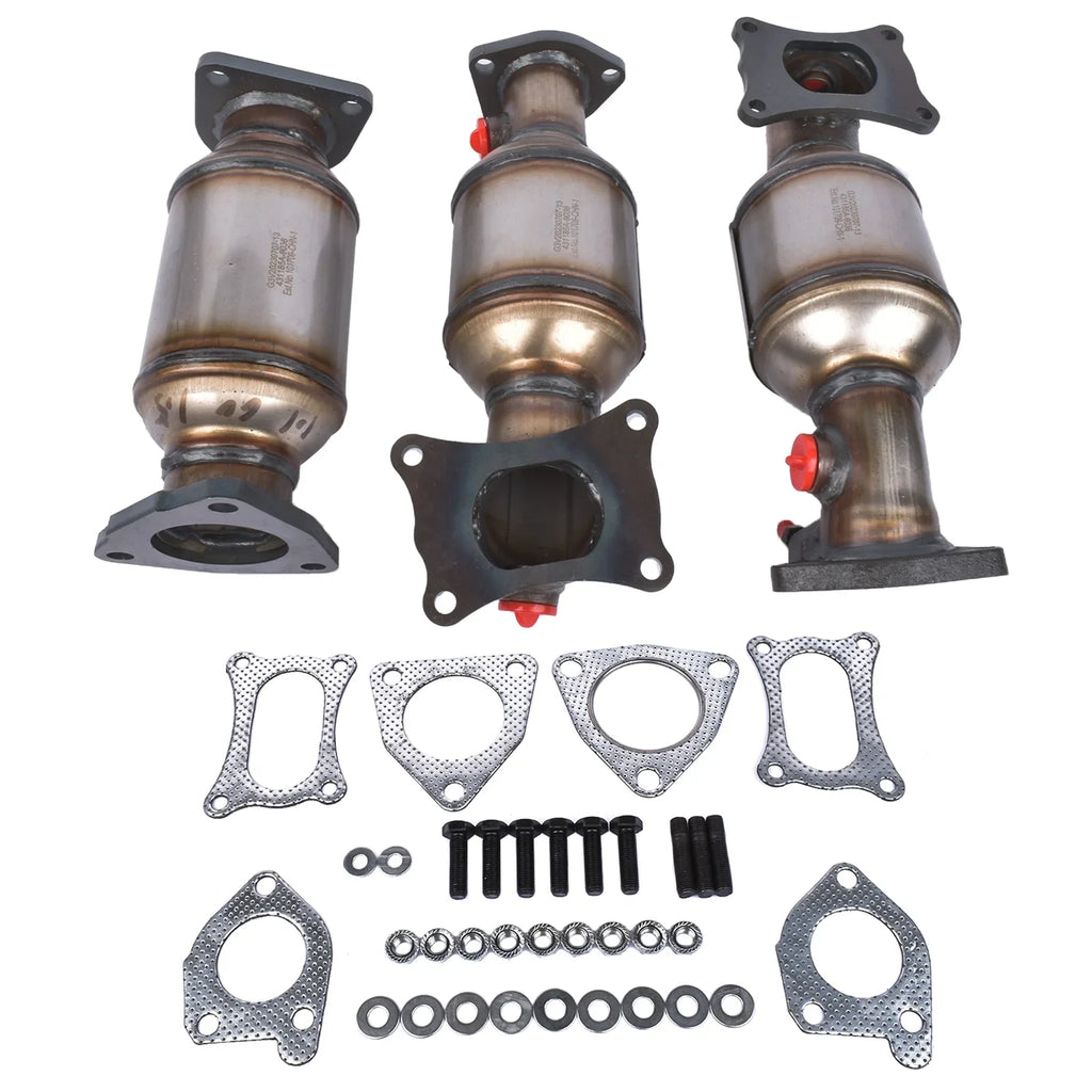 Mustrod Complete Catalytic Converters for Honda Pilot 3.5L 2009-2015 45131 45132 16447