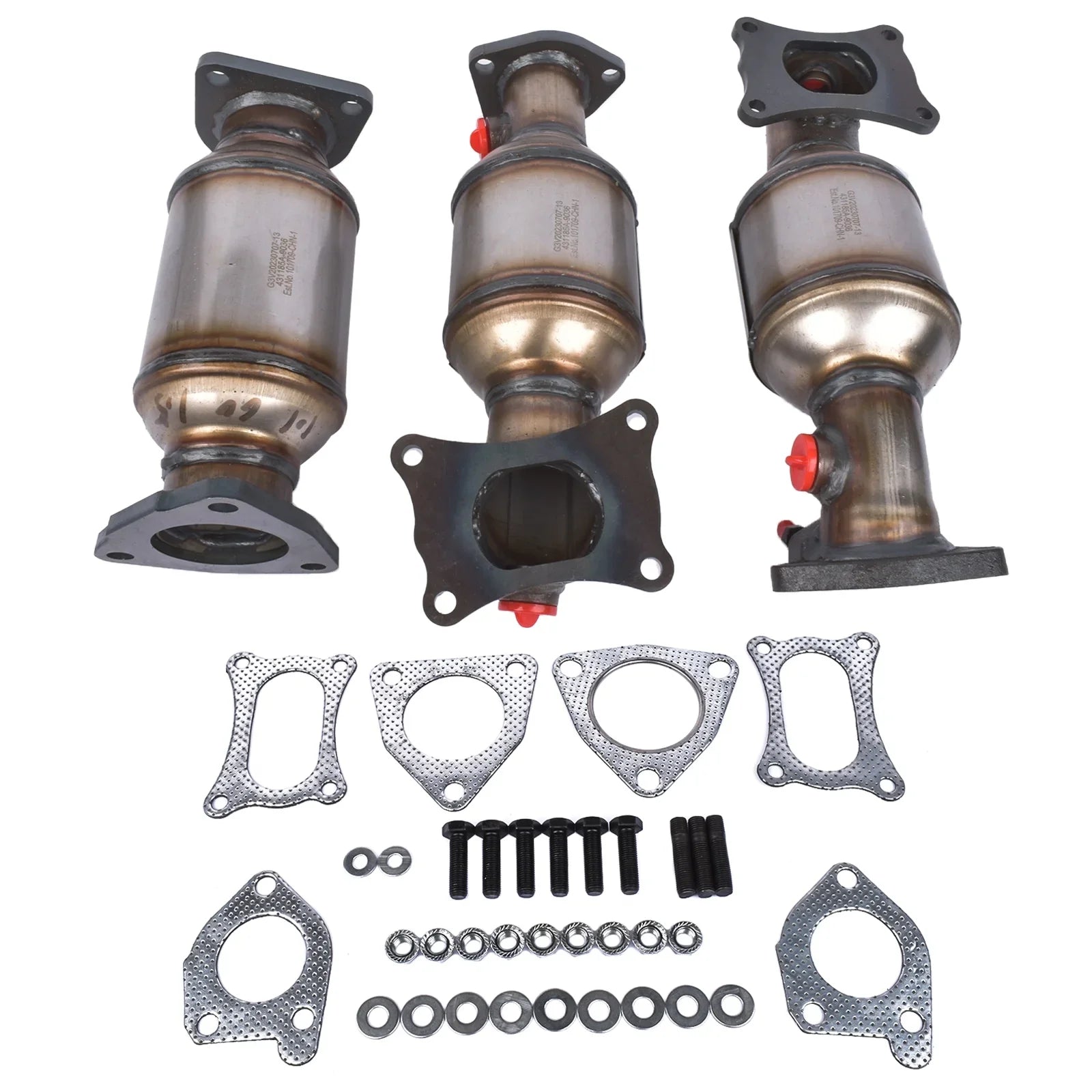 Mustrod Complete Catalytic Converters for Honda Pilot 3.5L 2009-2015 45131 45132 16447
