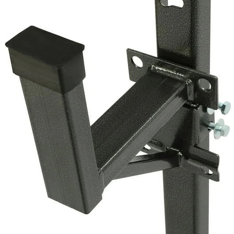 Kojem Adjustable Universal Trailer Ladder Rack Side Mount 2 Bars for Enclosed Cargo Trailer Exterior Out Side Wall - Carry 1 or 2 Ladders