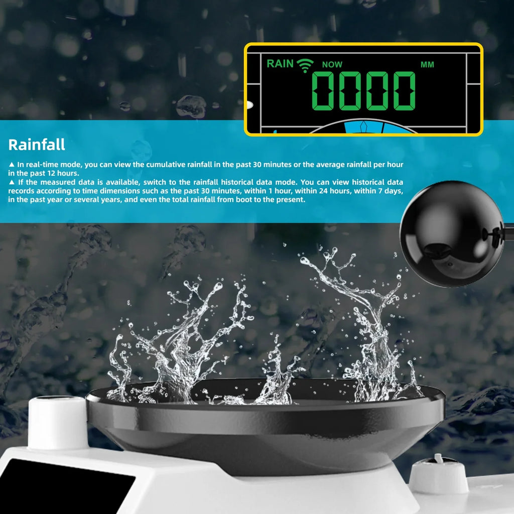 Suzicca Wireless Condition Station Indoor Hygrometer Thermometer Temperature Backlit Humidity Display Digital Environment Forecast Station Clock Alarm Clock with Sensor USB Port