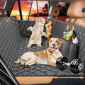 Hard Bottom Dog Car Seat Protection for Back Seat Dog Hammock Non-Slip Waterproof Back Seat Extender for Car Truck, Vehicle SUV, Tesla