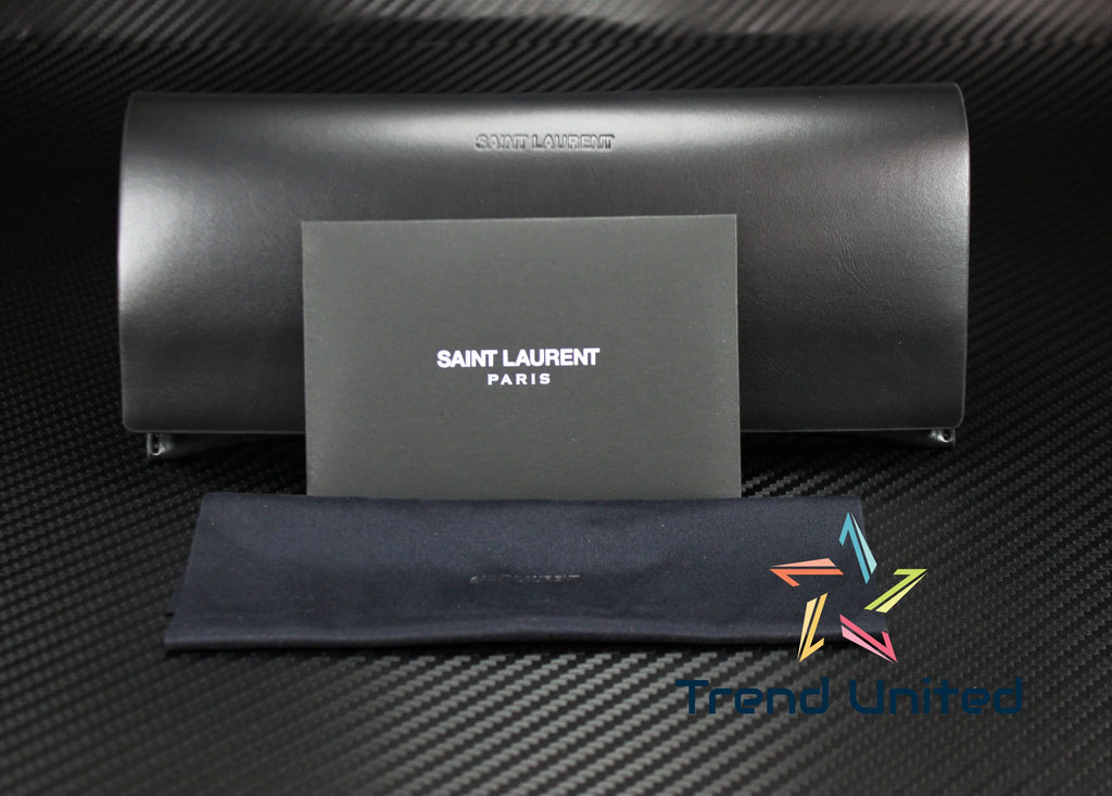 SAINT LAURENT SL 106 011 Round Oval Panthos Burgundy 50 mm Unisex Eyeglasses
