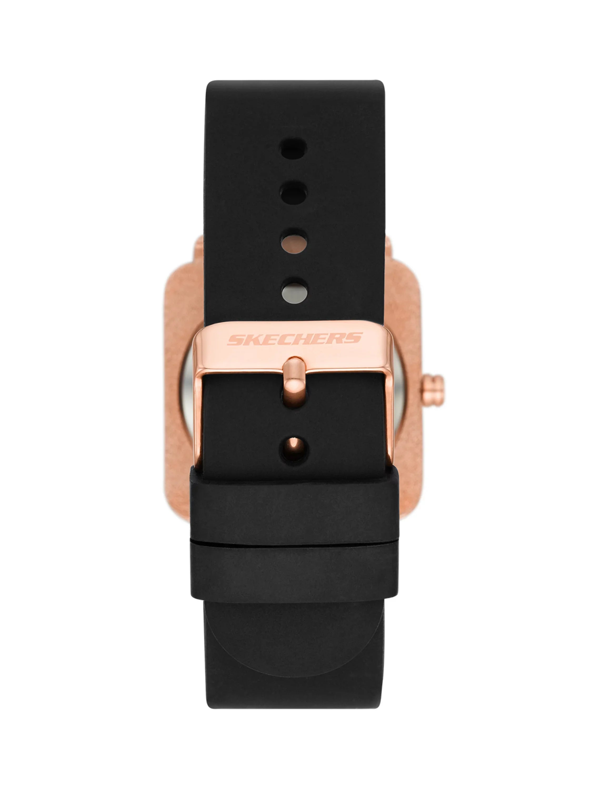 Skechers Calabar Women's Square Three-Hand Silicone Watch