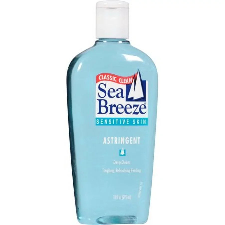 Sea Breeze Sensitive Skin Astringent, 10 oz (Pack of 6)