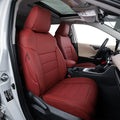 EKR Custom Fit Taos Car Seat Wrap for Volkswagen Taos S SE 2022 2023 -Full Set Leather Auto Seat Shield